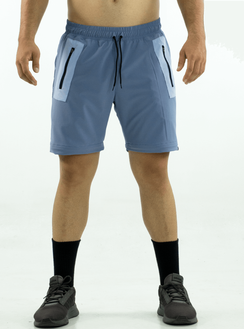 BLUE CASUAL 2-IN-1 JOGGER