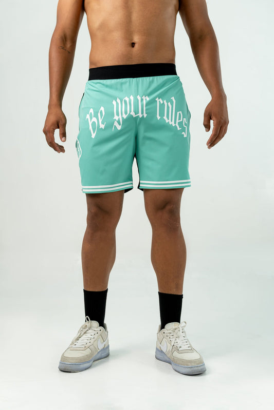 'BE YOUR RULES' UNISEX SHORTS