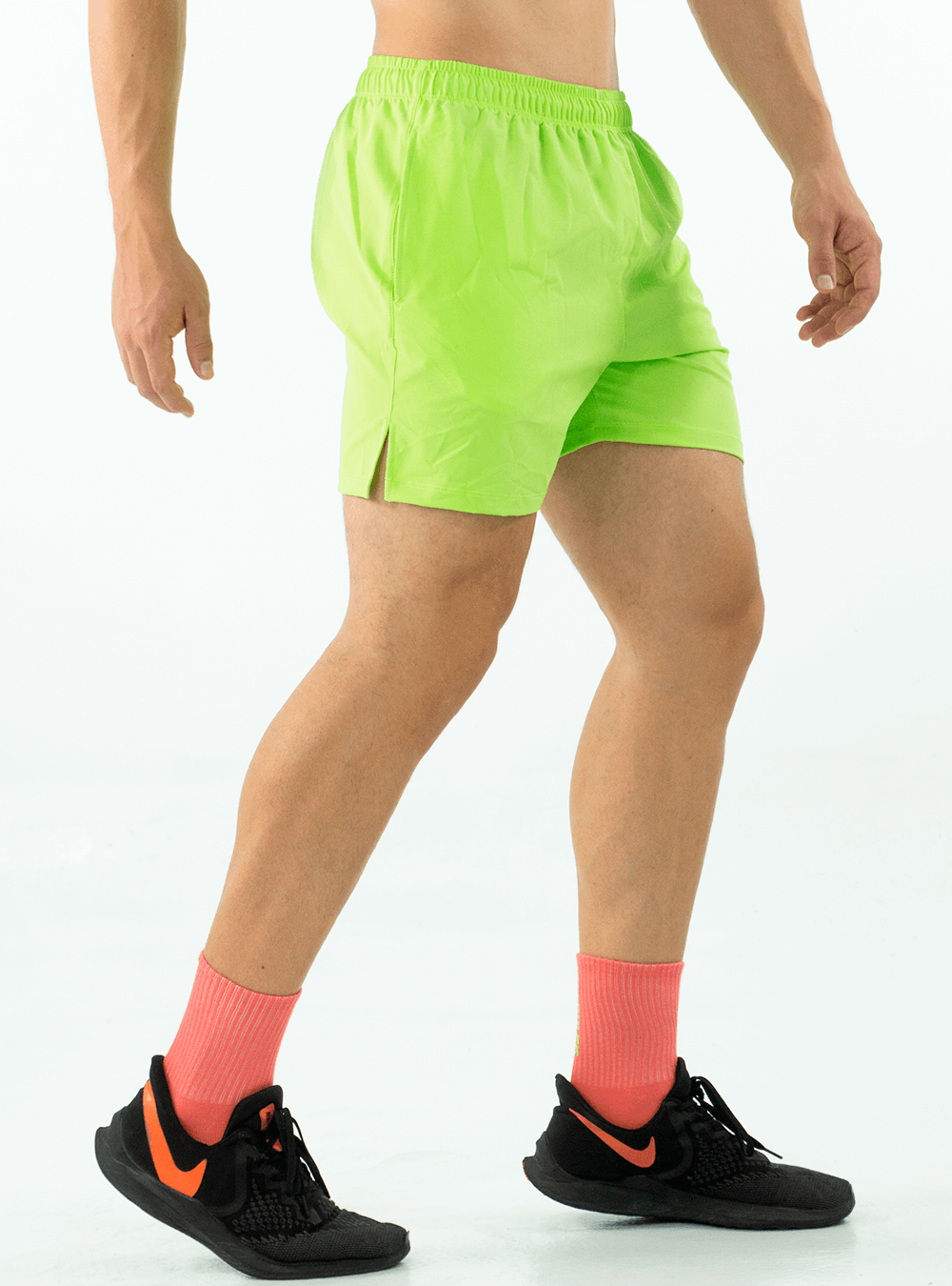 CLASSIC NEON GREEN SHORTS