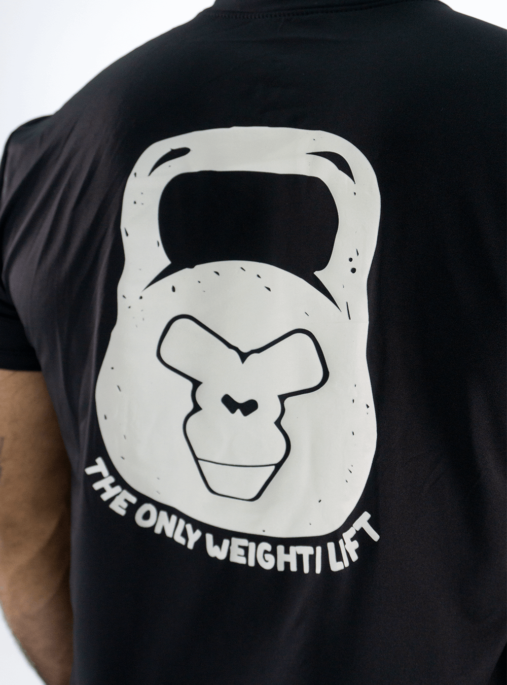 DRY-FIT 'THE ONLY WEIGHT LIFT' PRINTED T-SHIRT