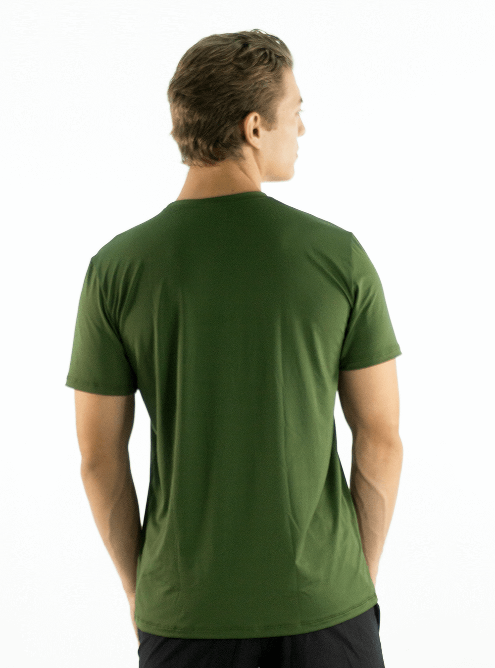DRY-FIT MILITARY GREEN T-SHIRT