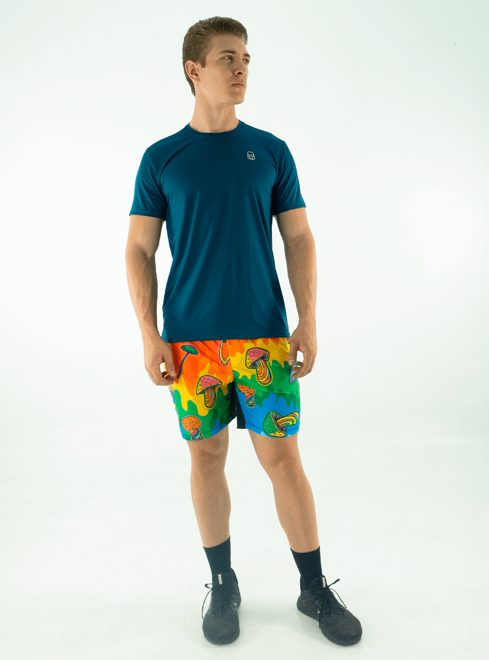 DRY-FIT DARK BLUE T-SHIRT