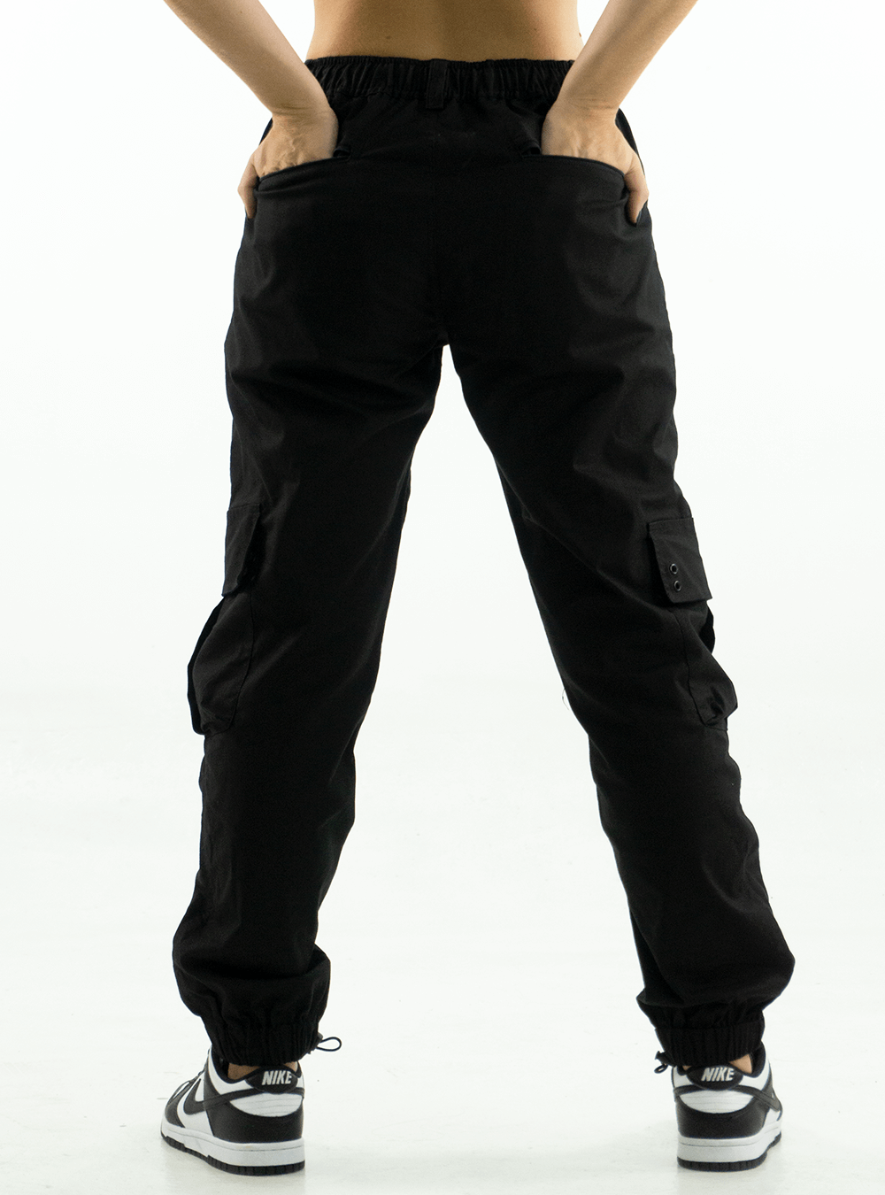 URBAN UNISEX BLACK CARGO PANTS