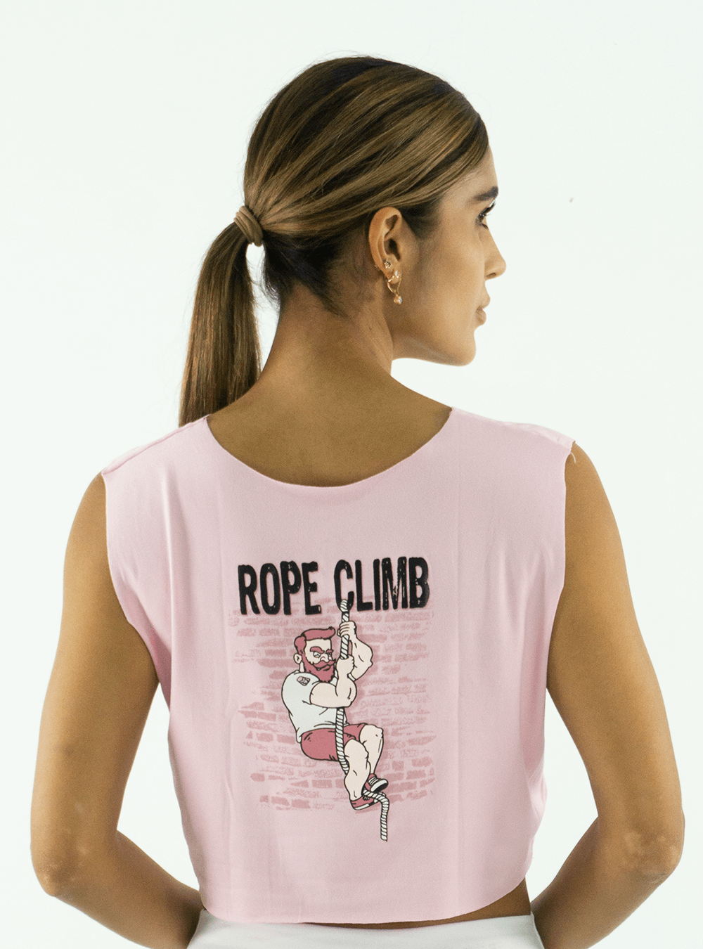 SEAMLESS 'ROPE CLIMB' CROP TOP