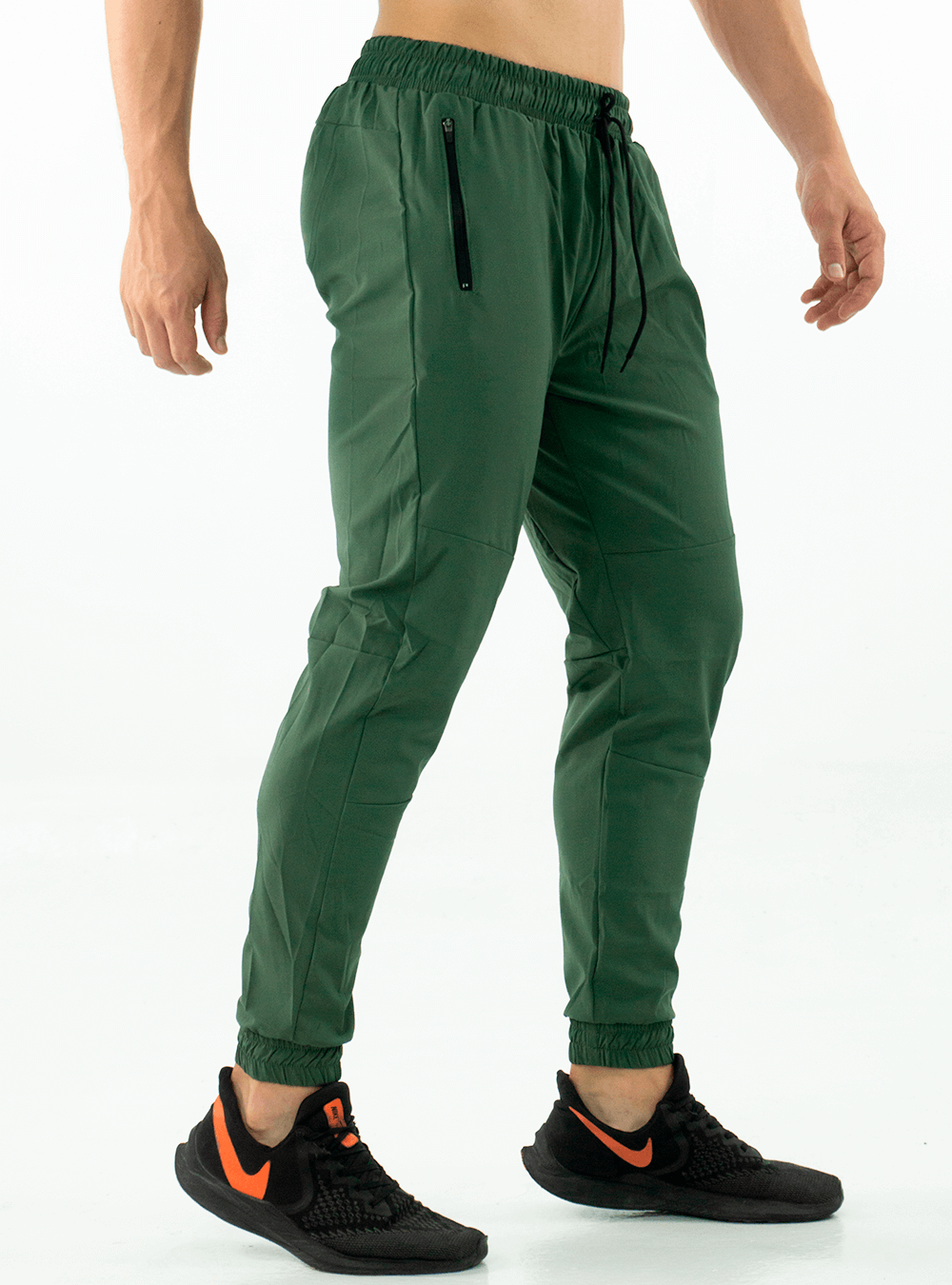 ATHLETIC LIGHT-WEIGHT UNISEX JOGGER MILITARY GREEN