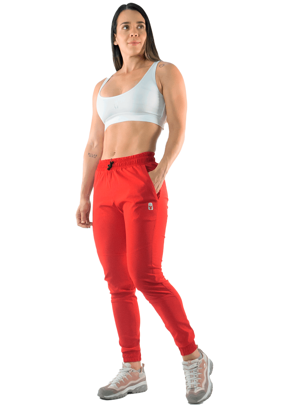 ATHLETIC LIGHT-WEIGHT UNISEX JOGGER RED