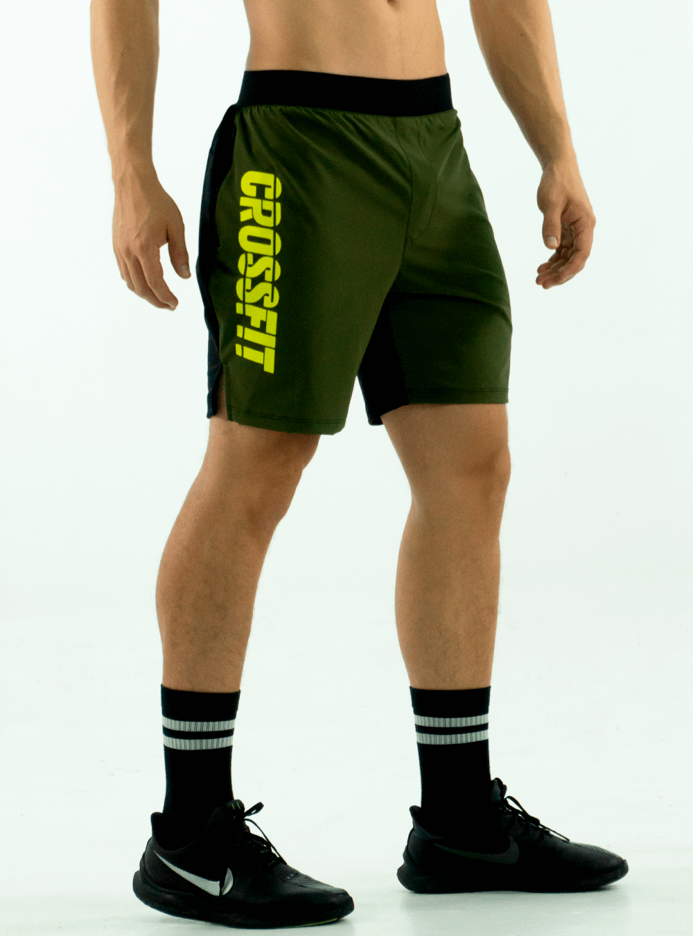 MILITARY GREEN CROSSFIT SHORTS 3.0