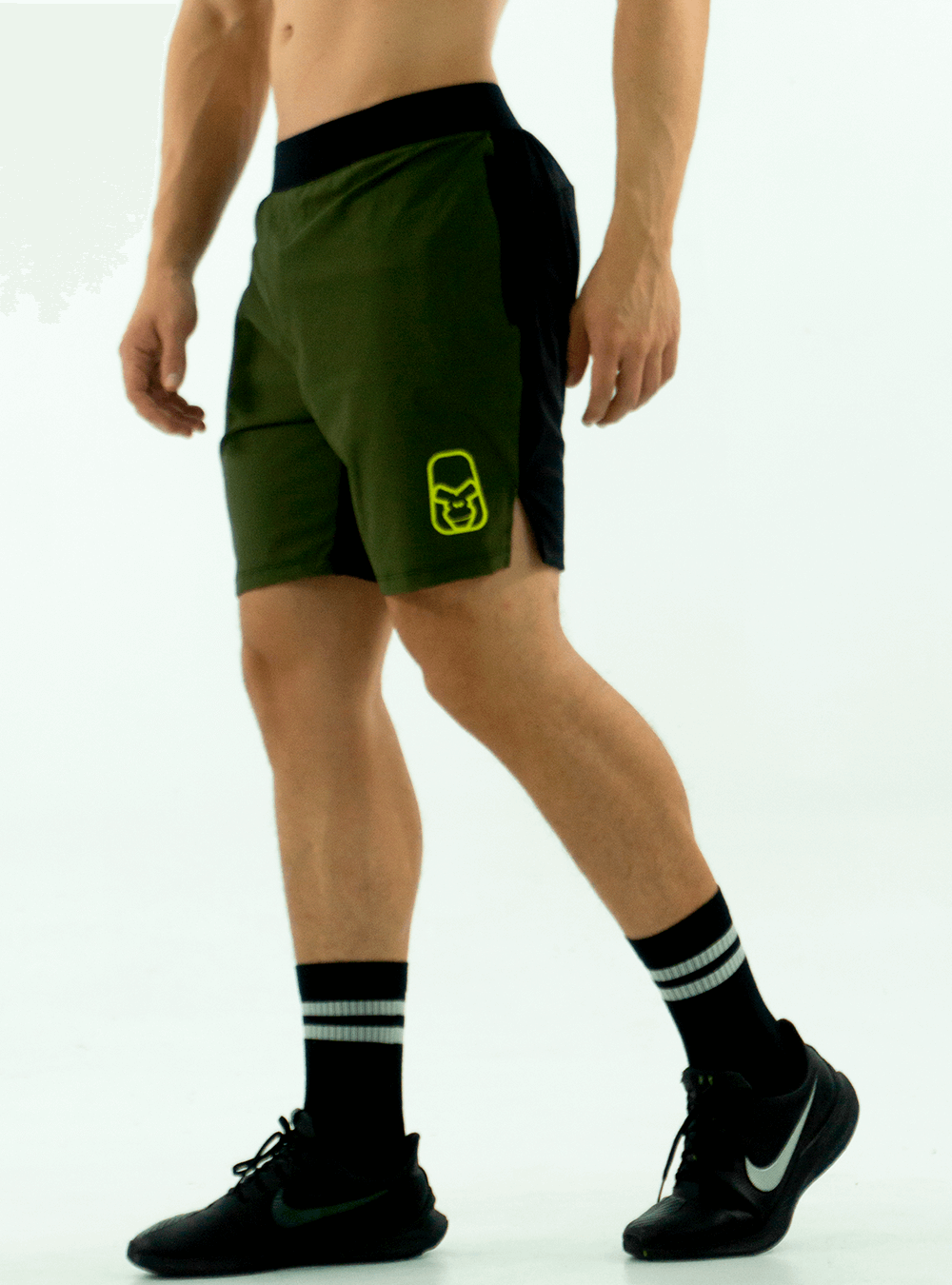 MILITARY GREEN CROSSFIT SHORTS 3.0