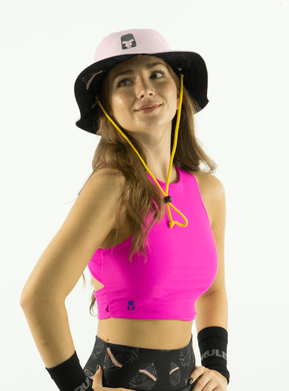 MAGENTA BRAIDED TOP