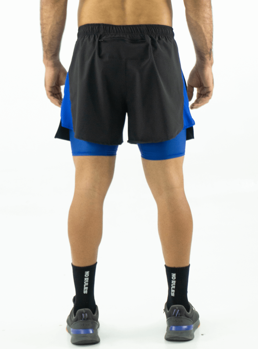RUNNING DARK BLUE SHORTS