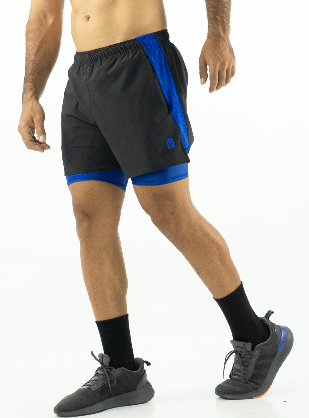 RUNNING DARK BLUE SHORTS