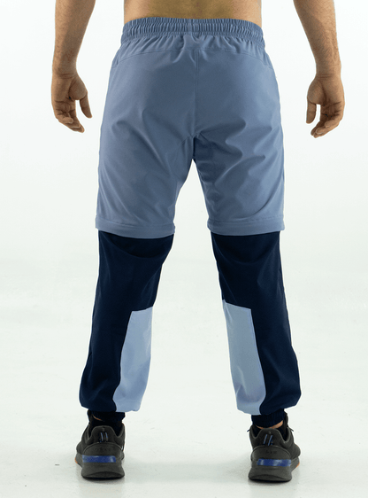 BLUE CASUAL 2-IN-1 JOGGER