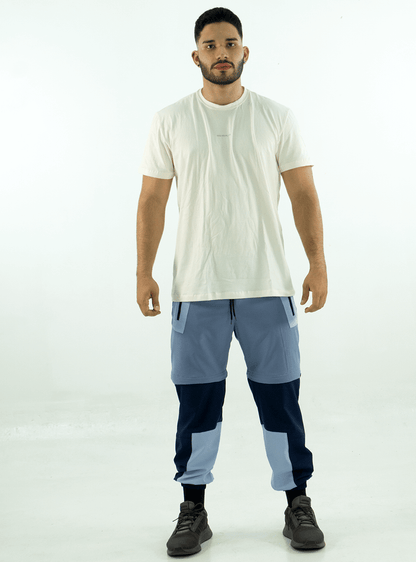 BLUE CASUAL 2-IN-1 JOGGER