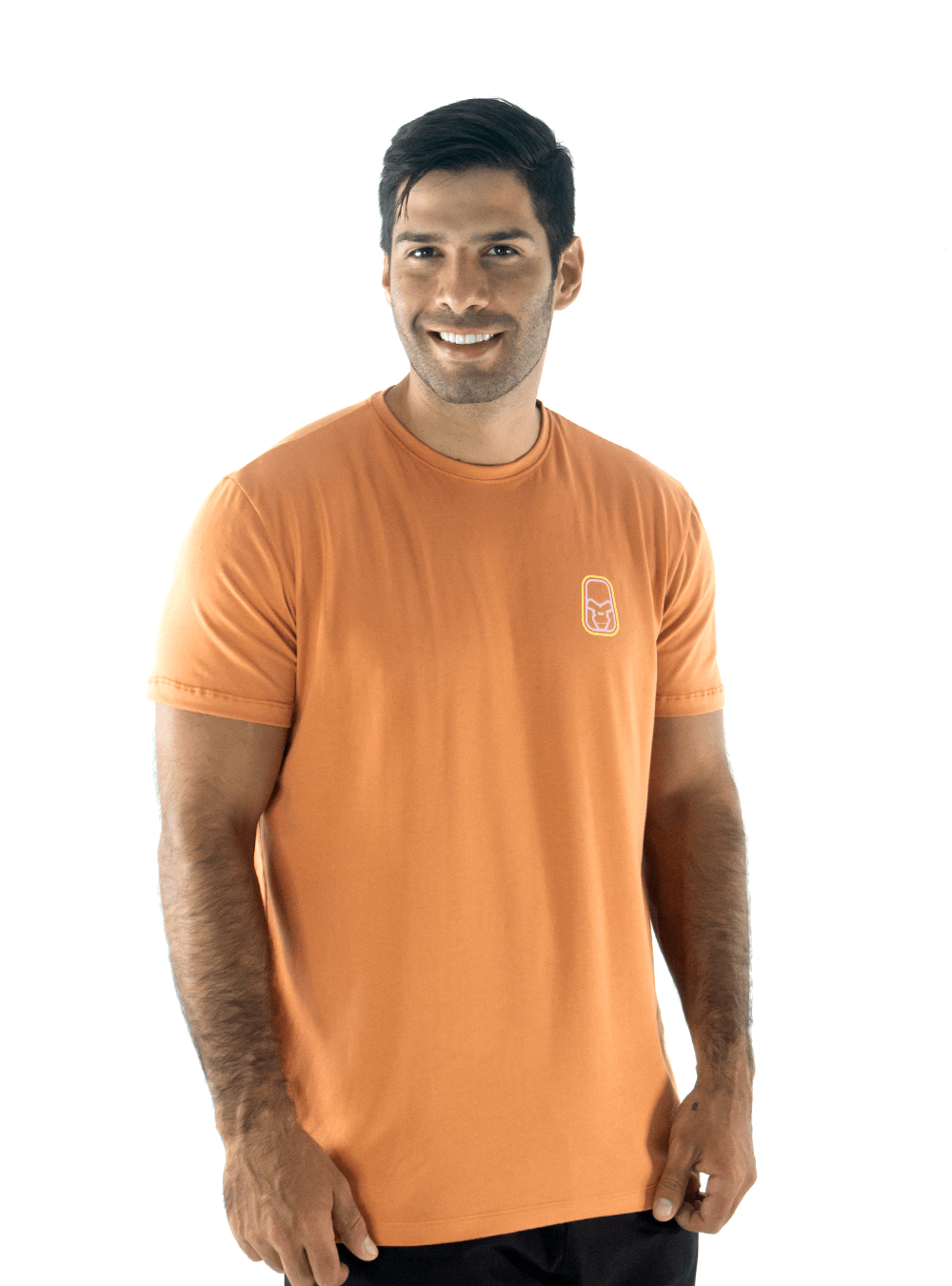 TERRACOTTA GOSSY COTTON T-SHIRT