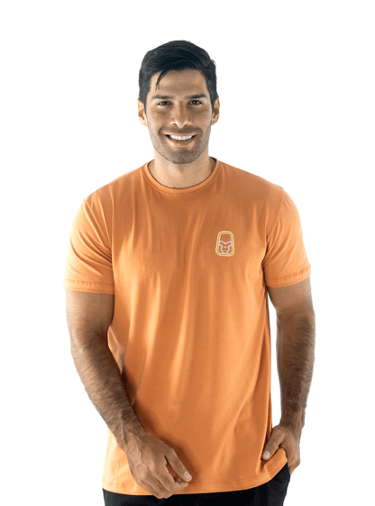 TERRACOTTA GOSSY COTTON T-SHIRT