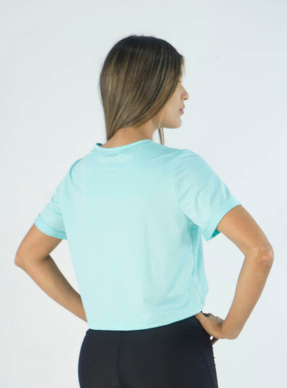 DRY-FIT W AQUA CROP TOP