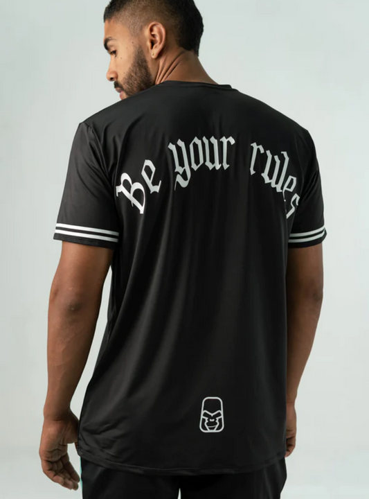 CAMISETA DRY-FIT 'BE YOUR RULES' NEGRO