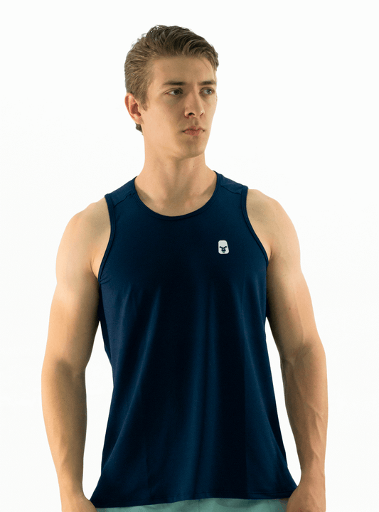 MUSCLE TANK TOP NAVY