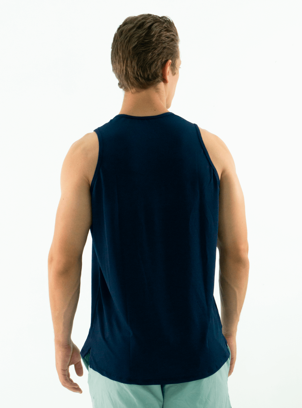 MUSCLE TANK TOP NAVY