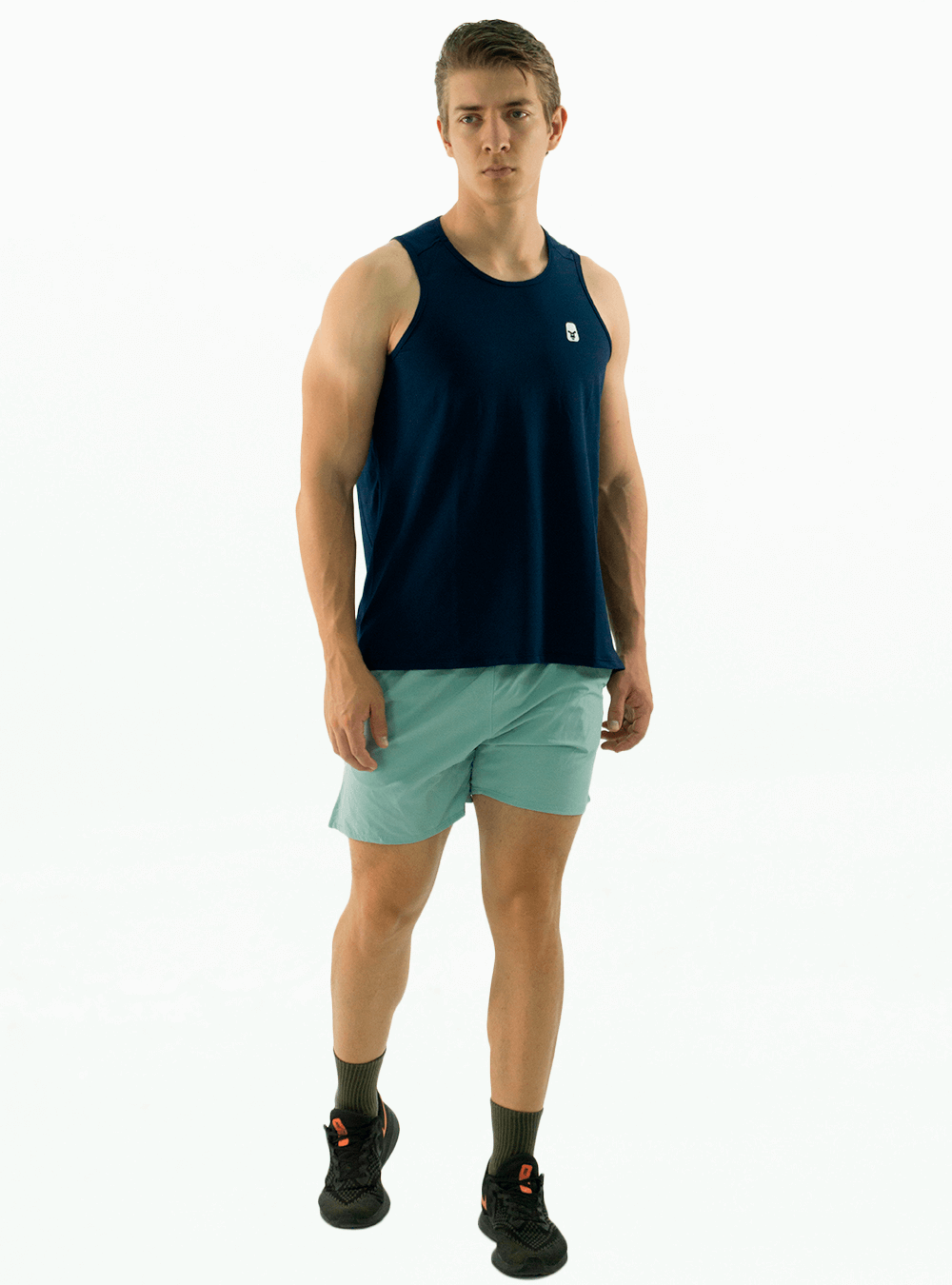 MUSCLE TANK TOP NAVY