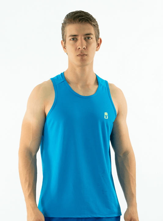 MUSCLE TANK TOP BLUE