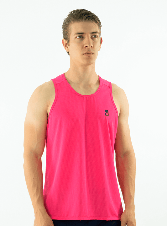 MUSCLE TANK TOP FUCSHIA
