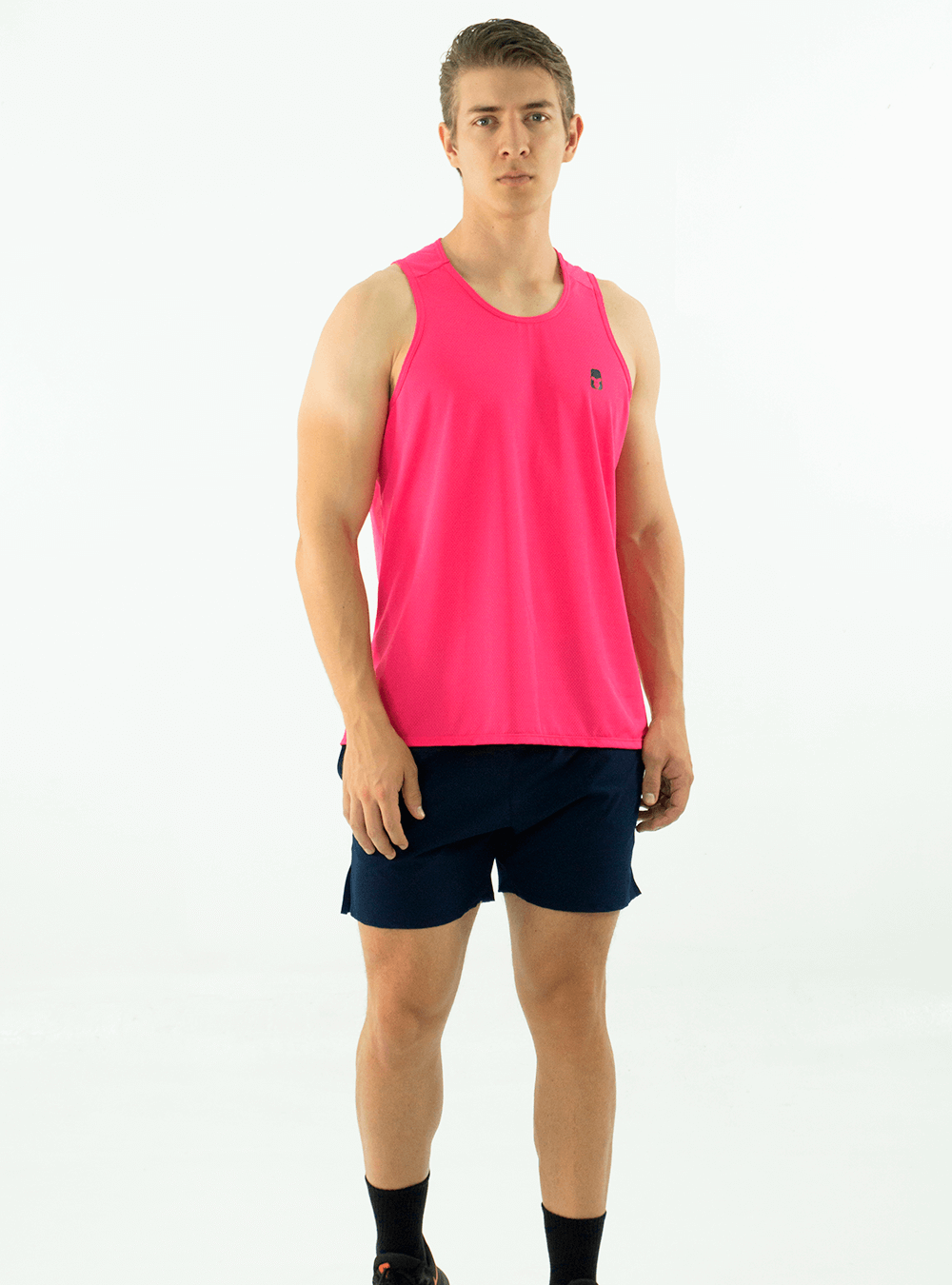 MUSCLE TANK TOP FUCSHIA