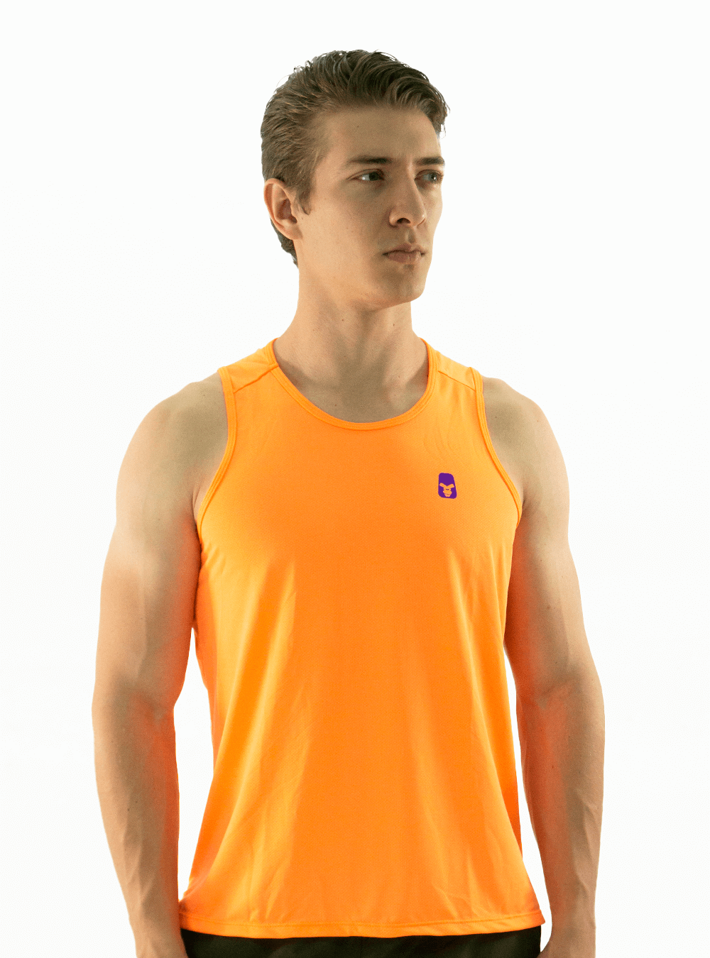 MUSCLE TANK TOP ORANGE