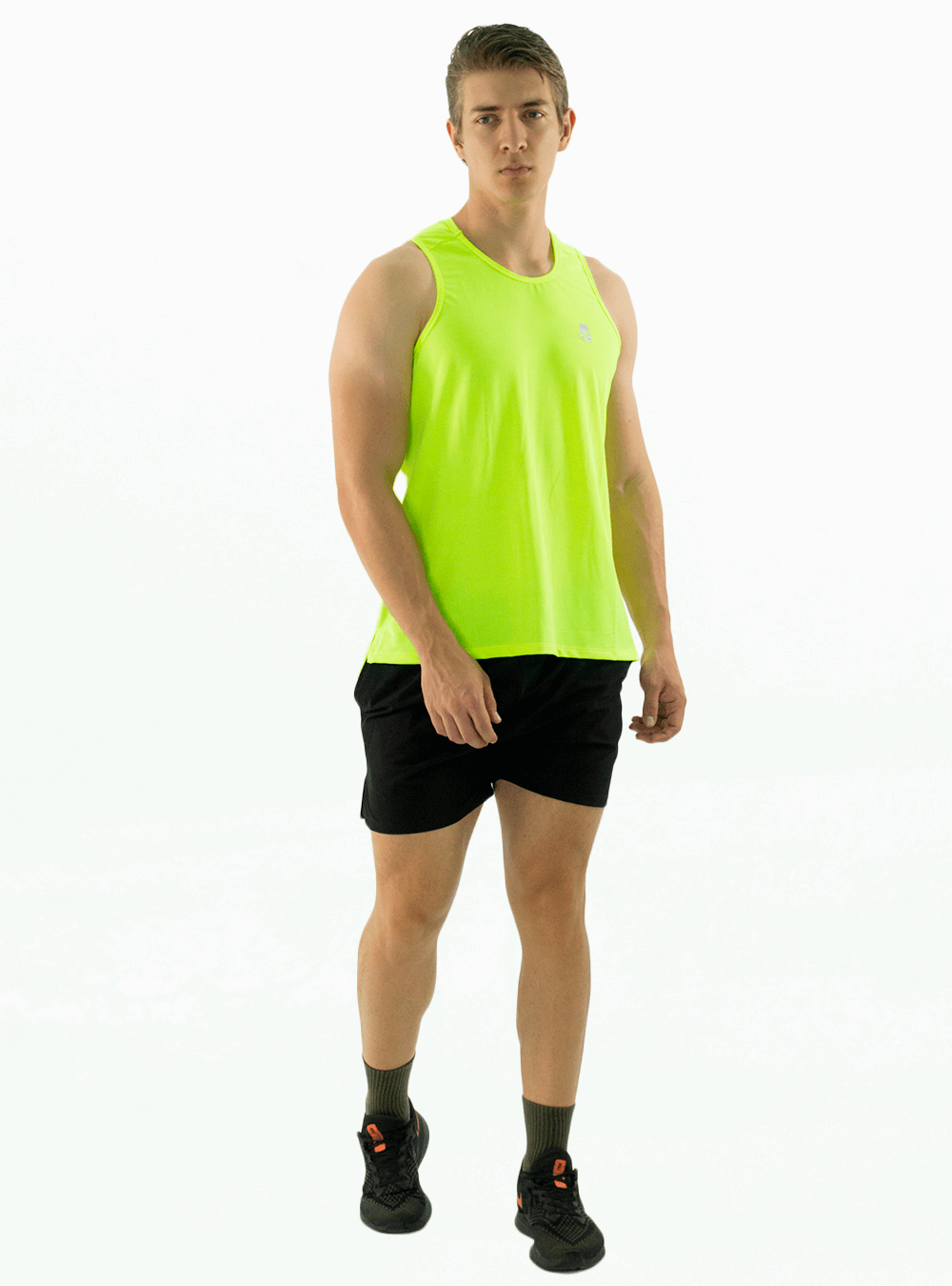 MUSCLE TANK TOP NEON GREEN