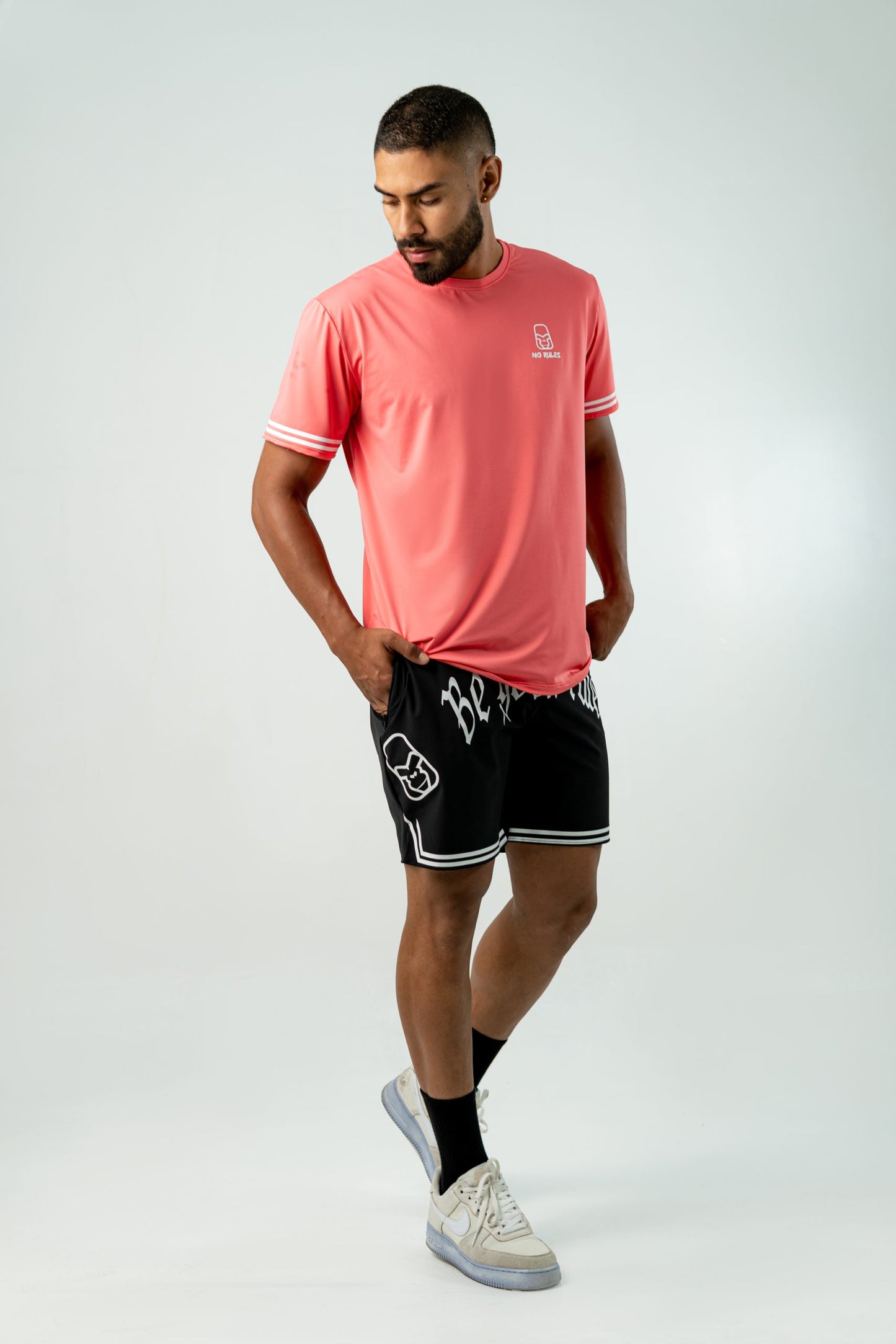 DRY-FIT 'BE YOUR RULES' SHIRT PEACH