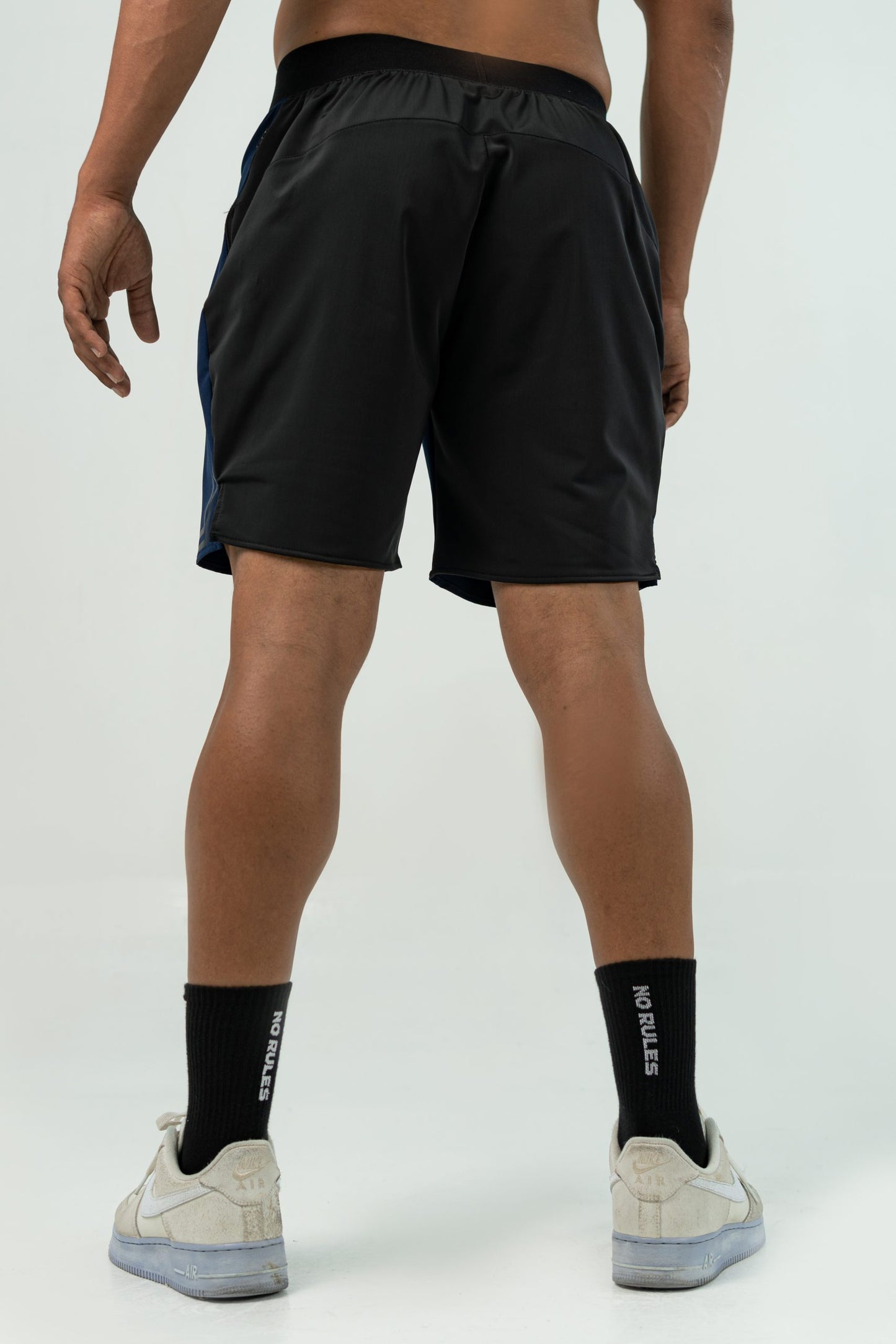 'BE YOUR RULES' UNISEX NAVY BLUE SHORTS