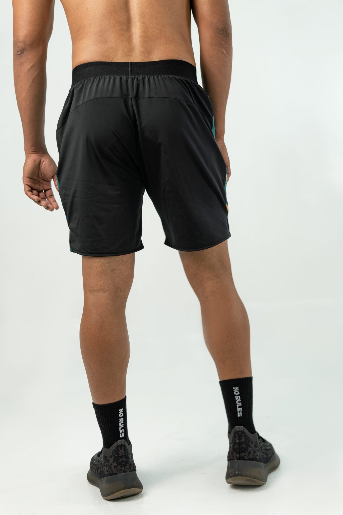 'BE YOUR RULES' UNISEX TEAL SHORTS