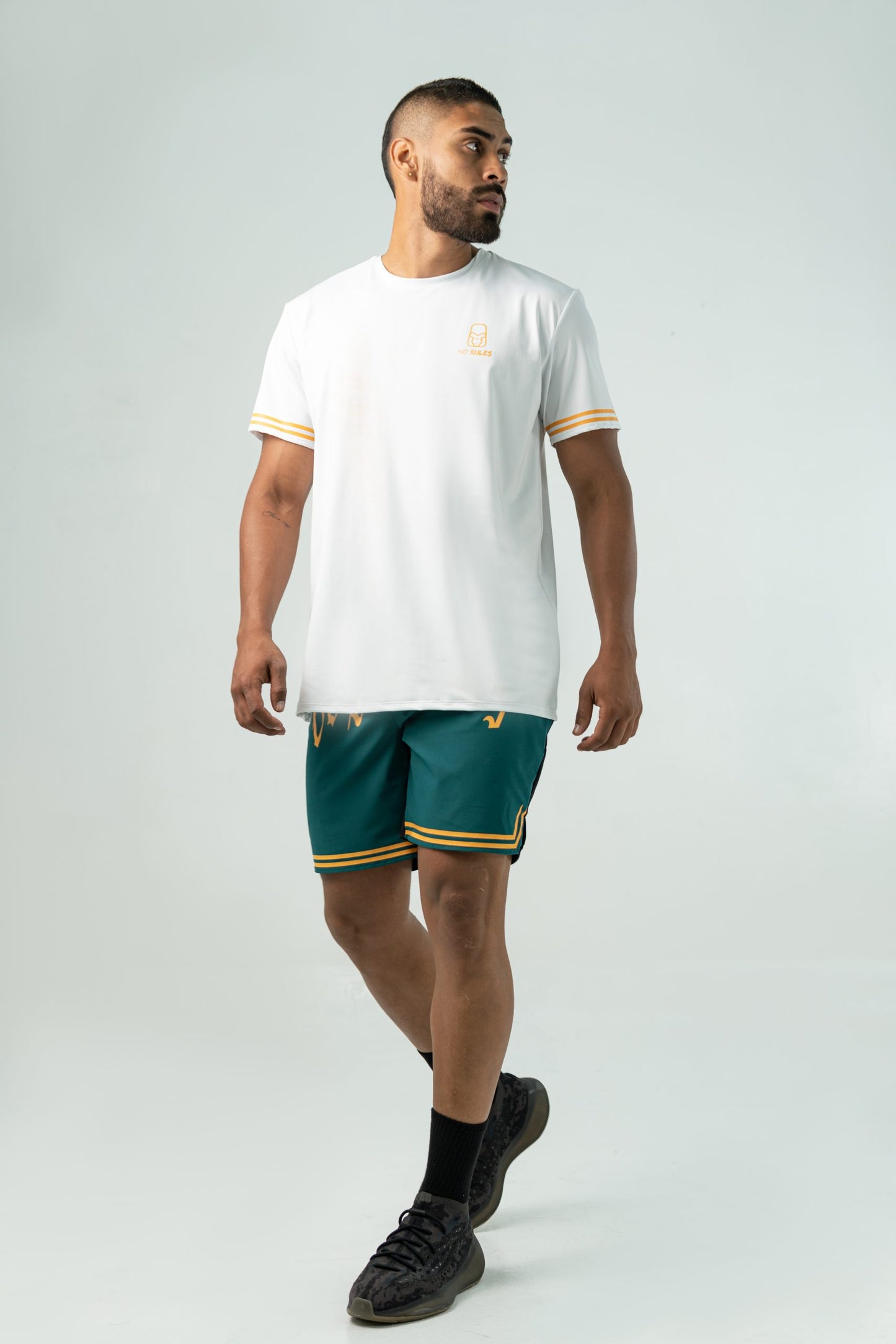 'BE YOUR RULES' UNISEX TEAL SHORTS