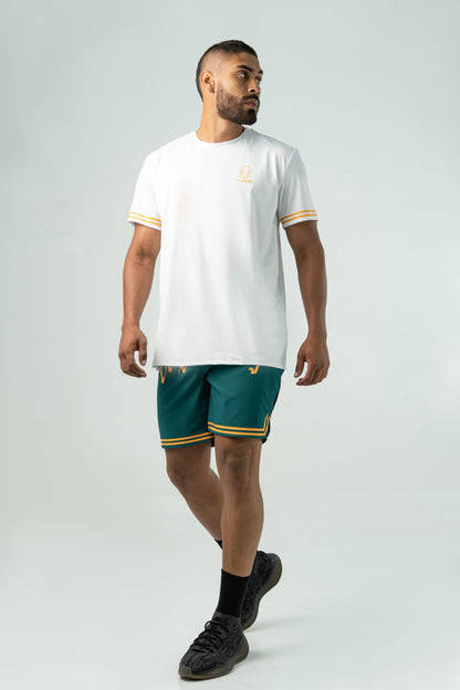 'BE YOUR RULES' UNISEX TEAL SHORTS