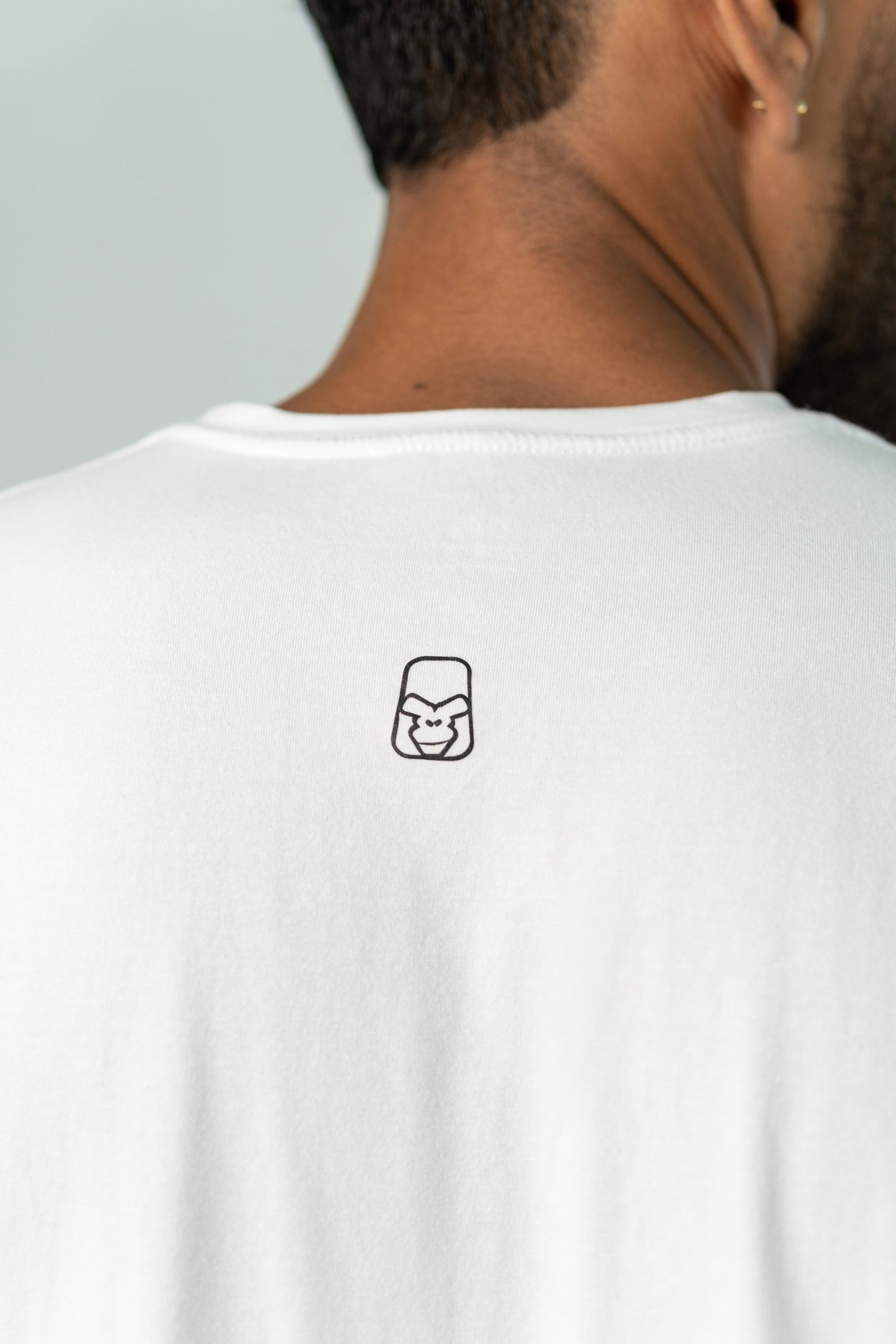 WHITE LOOSE FIT UNISEX 'BE YOUR RULES' T-SHIRT