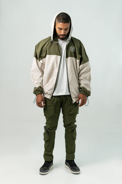 GIVE ME A MILITARY GREEN WATEPROOF JACKET