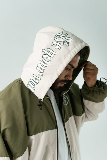 GIVE ME A MILITARY GREEN WATEPROOF JACKET