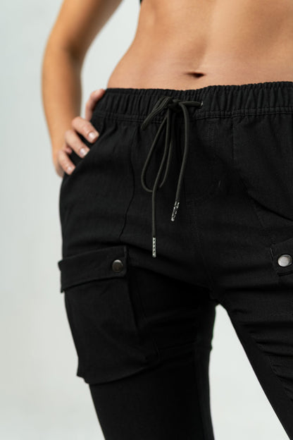 BLACK CARGO 'BE' UTILITY PANTS