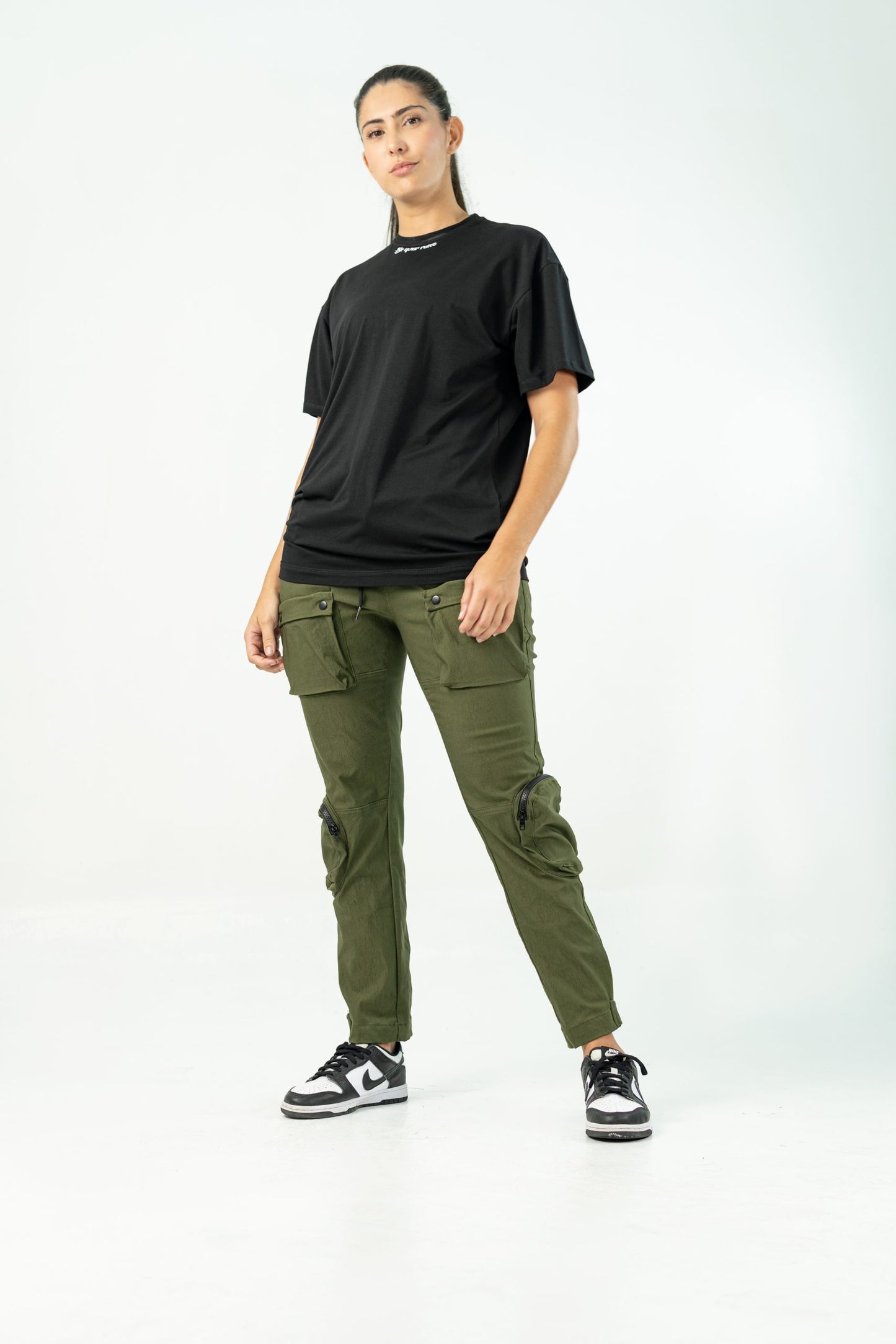 BLACK LOOSE FIT UNISEX 'BE YOUR RULES' T-SHIRT