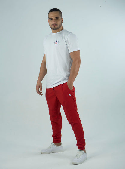 ATHLETIC LIGHT-WEIGHT UNISEX JOGGER RED