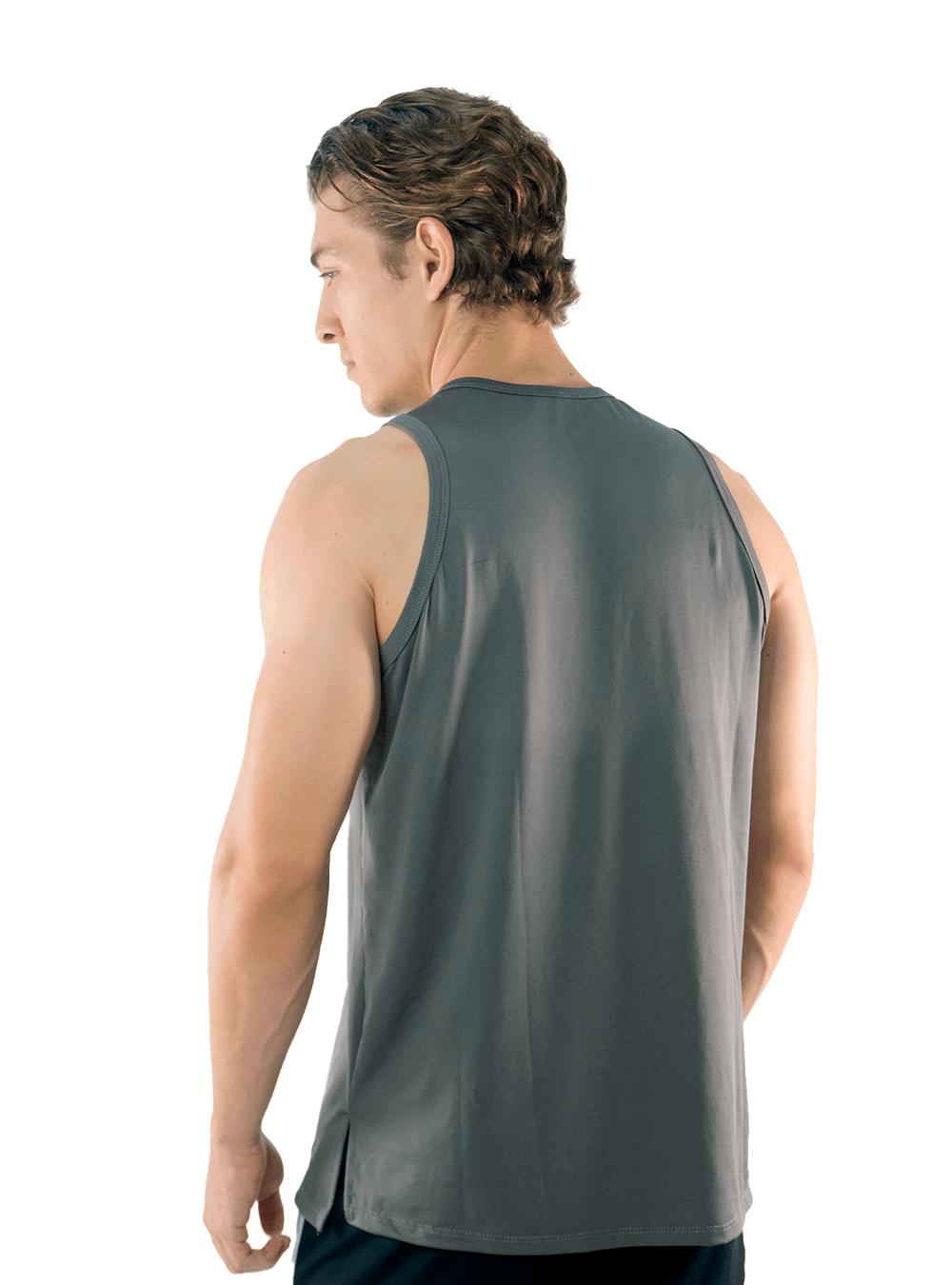 MUSCLE TANK TOP GRAY