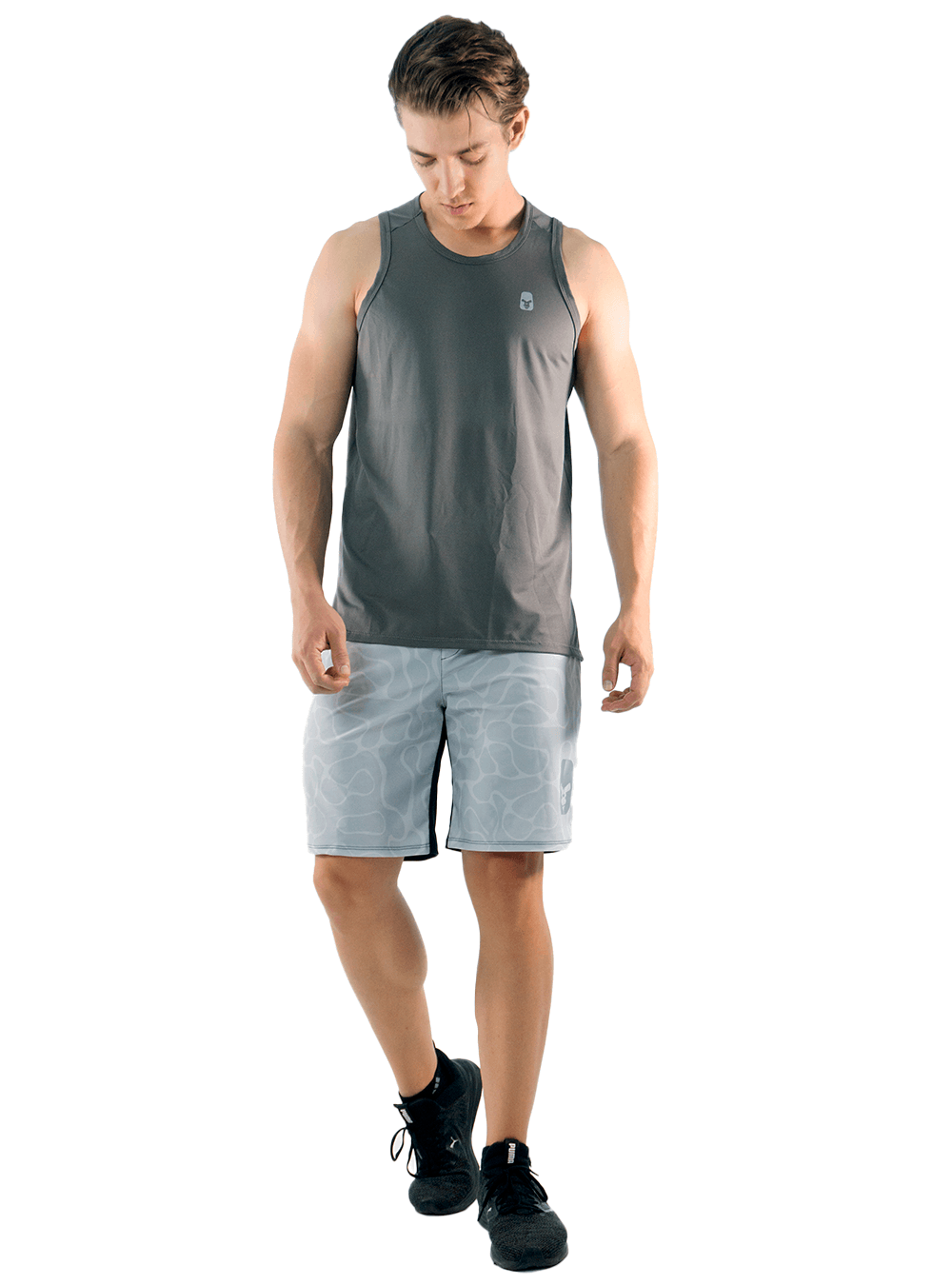 MUSCLE TANK TOP GRAY