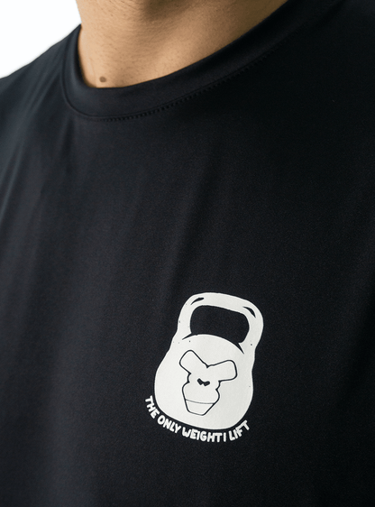 DRY-FIT 'THE ONLY WEIGHT LIFT' PRINTED T-SHIRT