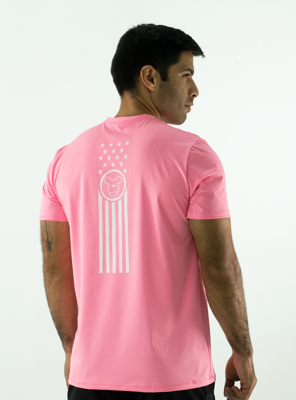 DRY-FIT 'PINK FLAG' T-SHIRT