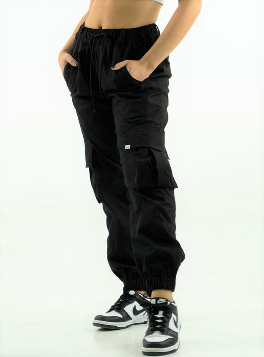 URBAN UNISEX BLACK CARGO PANTS