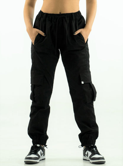 URBAN UNISEX BLACK CARGO PANTS