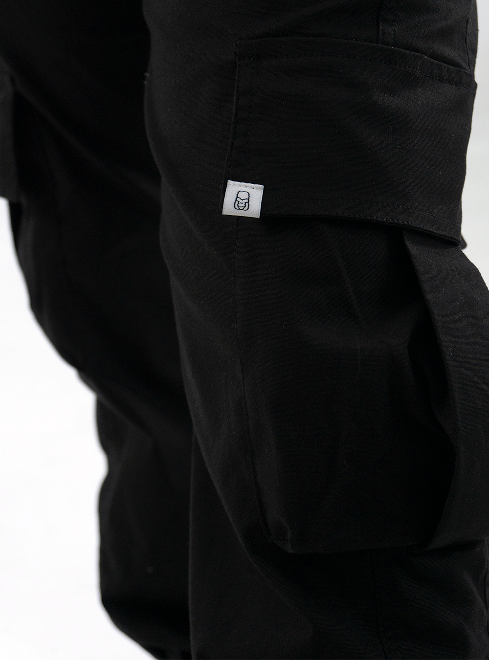 URBAN UNISEX BLACK CARGO PANTS