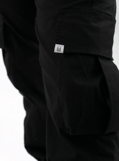 URBAN UNISEX BLACK CARGO PANTS