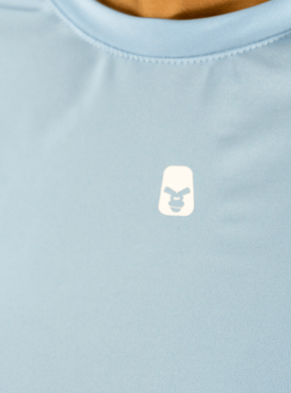 DRY-FIT W LIGHT BLUE CROP TOP