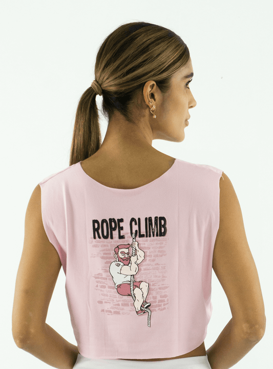 SEAMLESS 'ROPE CLIMB' CROP TOP